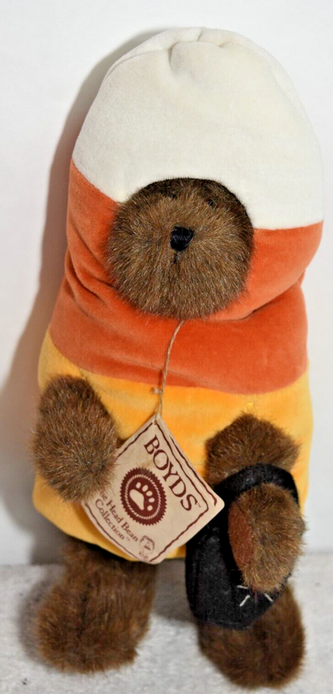 Boyds Boyd's Bears Halloween Candy Corn Cornelius # 904470 Head Bean Collection