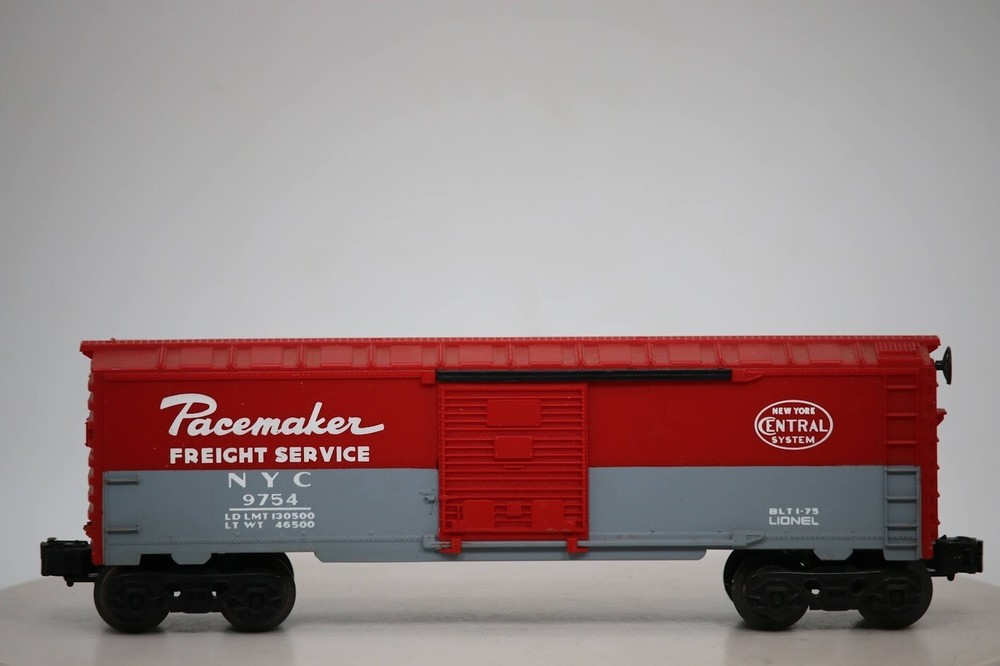 New York Central Pacemaker Boxcar #6-9754 O Gauge 1:48 Scale Lionel 9754