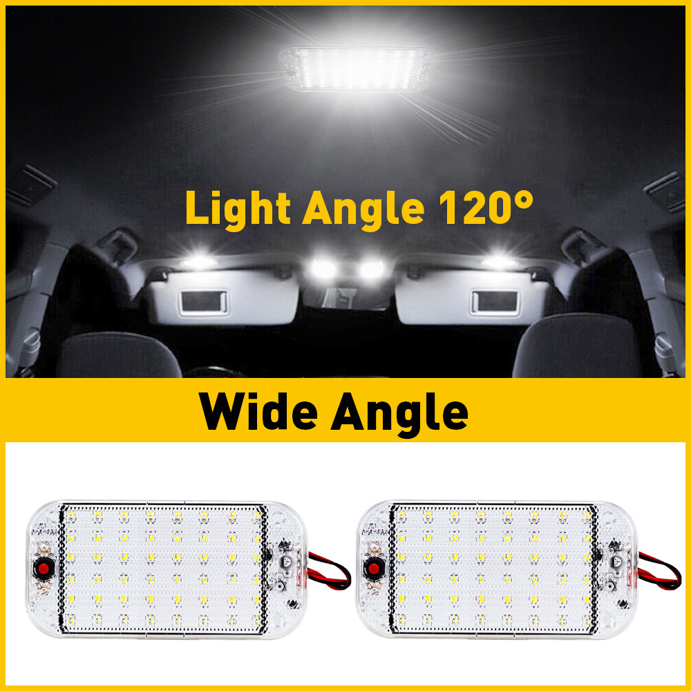 2 Pack 12V Led RV Ceiling Dome Light LED Interior Lighting for Trailer Camper RV