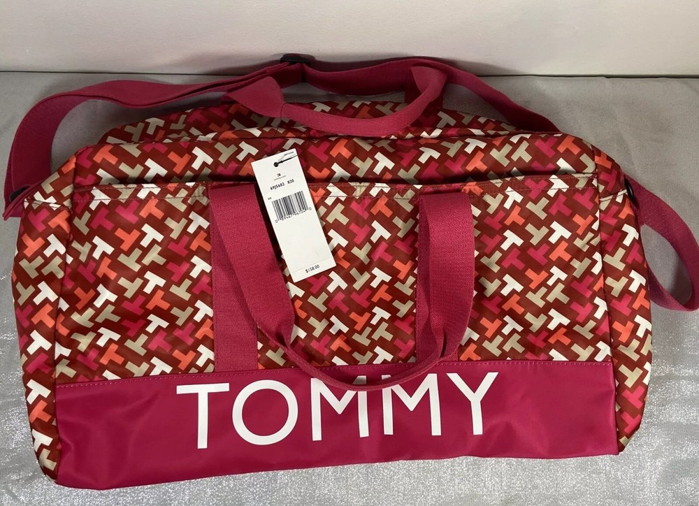 Tommy Hilfiger Erin II Pink Duffle Bag NWT Carryon Luggage