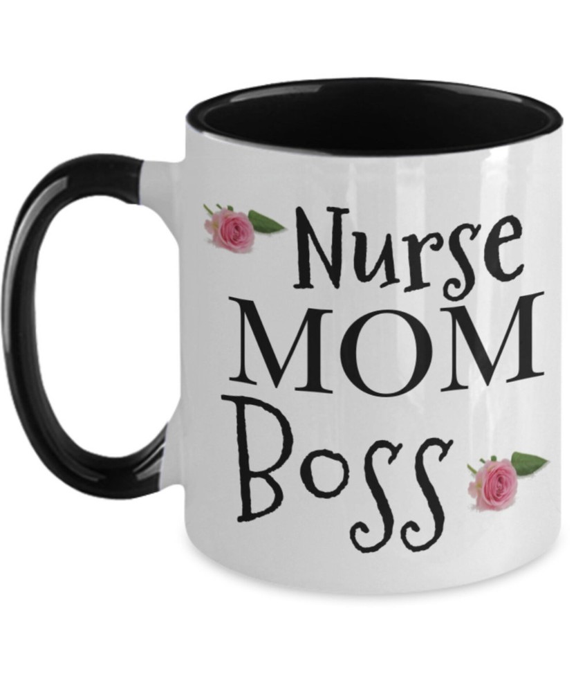 Mothers Day Mug Gift Nurse Mom Boss Coffee Mug Ceramic-image