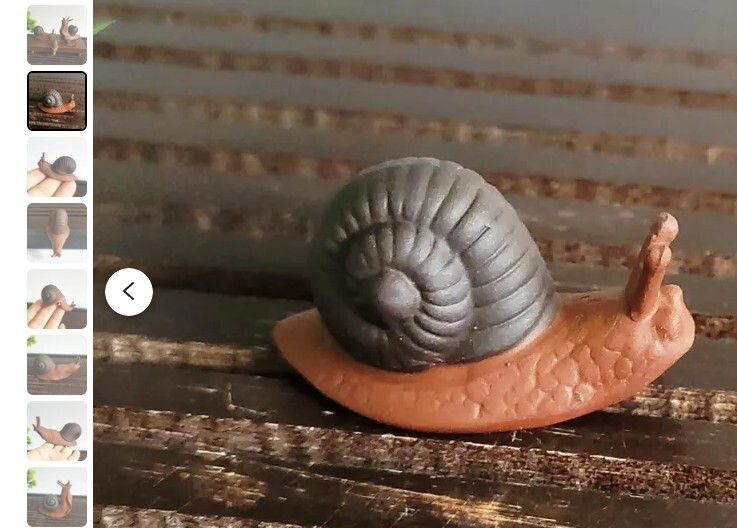 China Zisha Tea Pet, creative snail statue Z01101