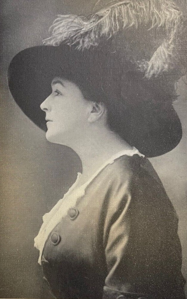 1912 Vintage Magazine Illustration Actress Blanche Bates