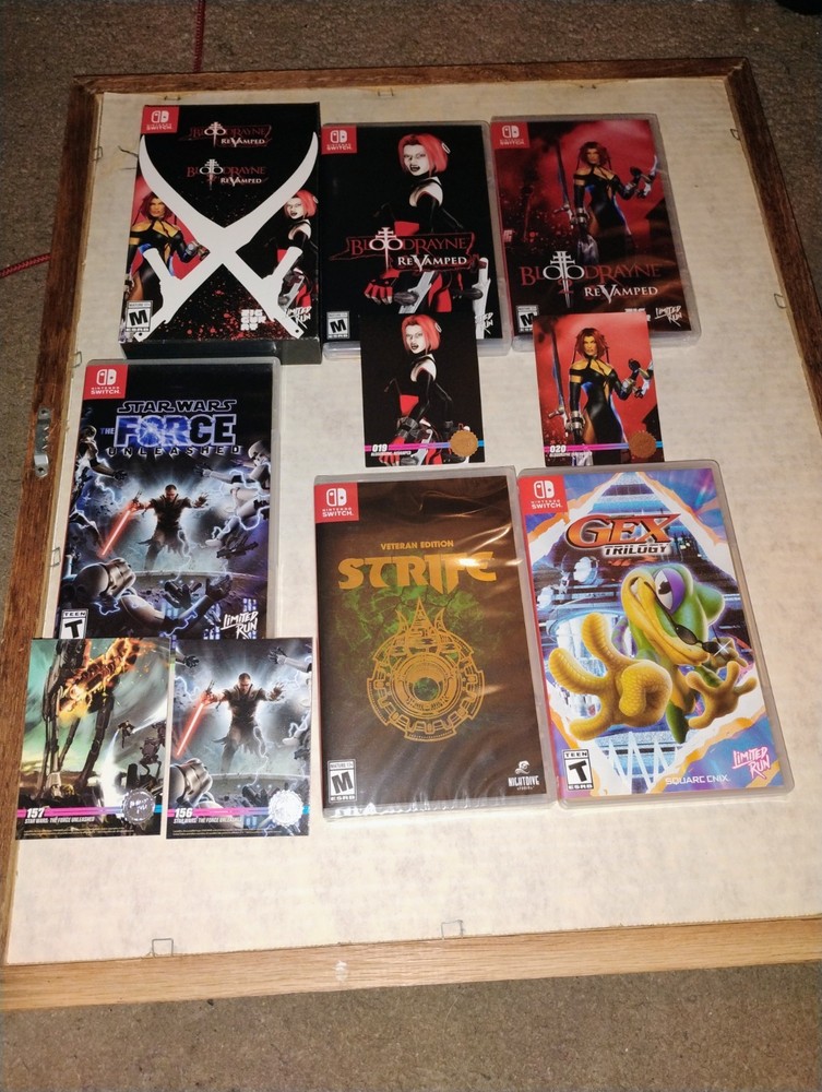Nintendo Switch Limited Run Games 5 game bundle lot Gex, Star Wars and more