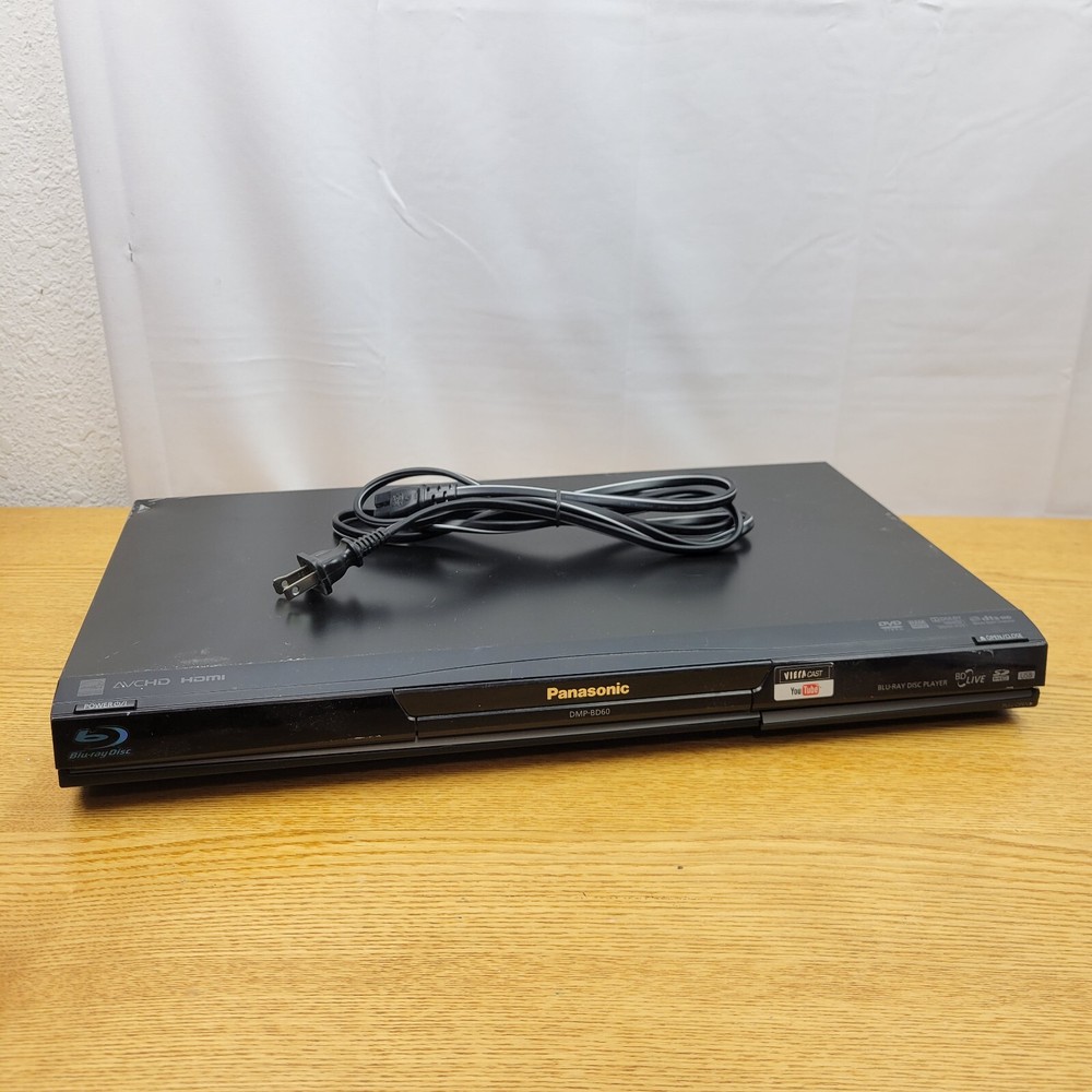 Panasonic DMP-BD60 Blu-Ray DVD Player System HDMI Blu Ray Slim Unit No Remote