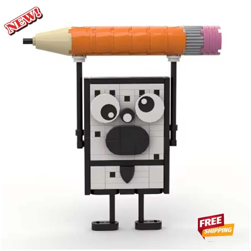 83PCS Anime Pineapple Pencil Figure Building Block Toy Kids Puzzle Gift Decor