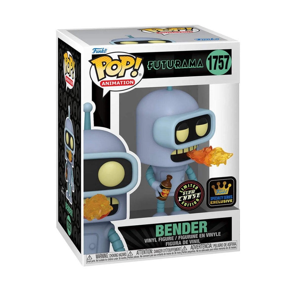 Funko POP! Animation: Futurama - Bender (Specialty Series)(GiTD)(CHASE) #1757