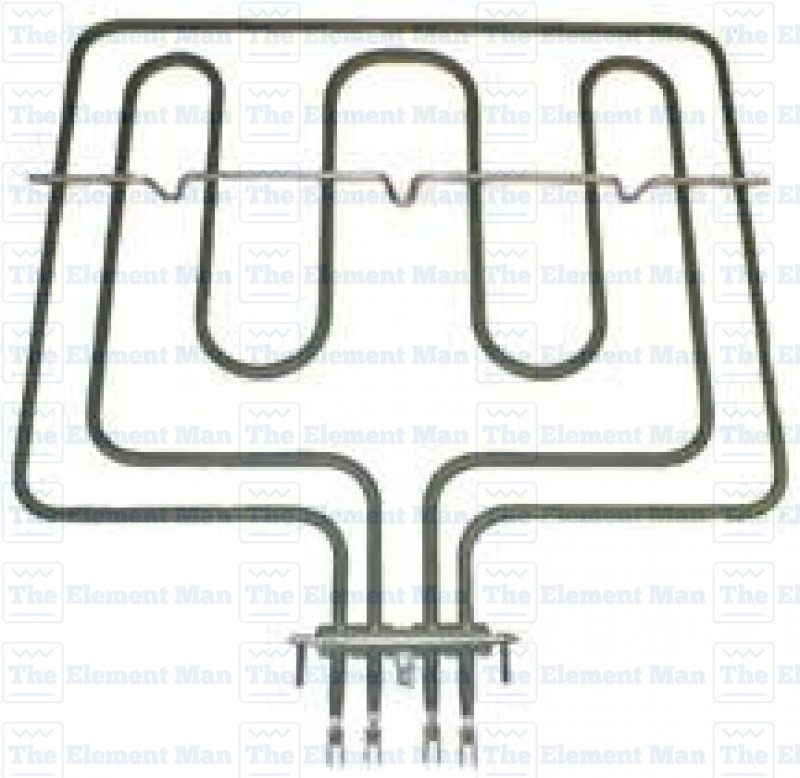 Blanco BODE266 Double Oven Upper Grill Heating Element in White or Stainless Steel-image