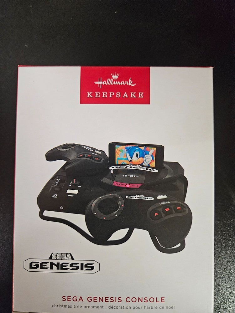 Vintage 2022 Hallmark Sega Genesis Retro Gaming Console