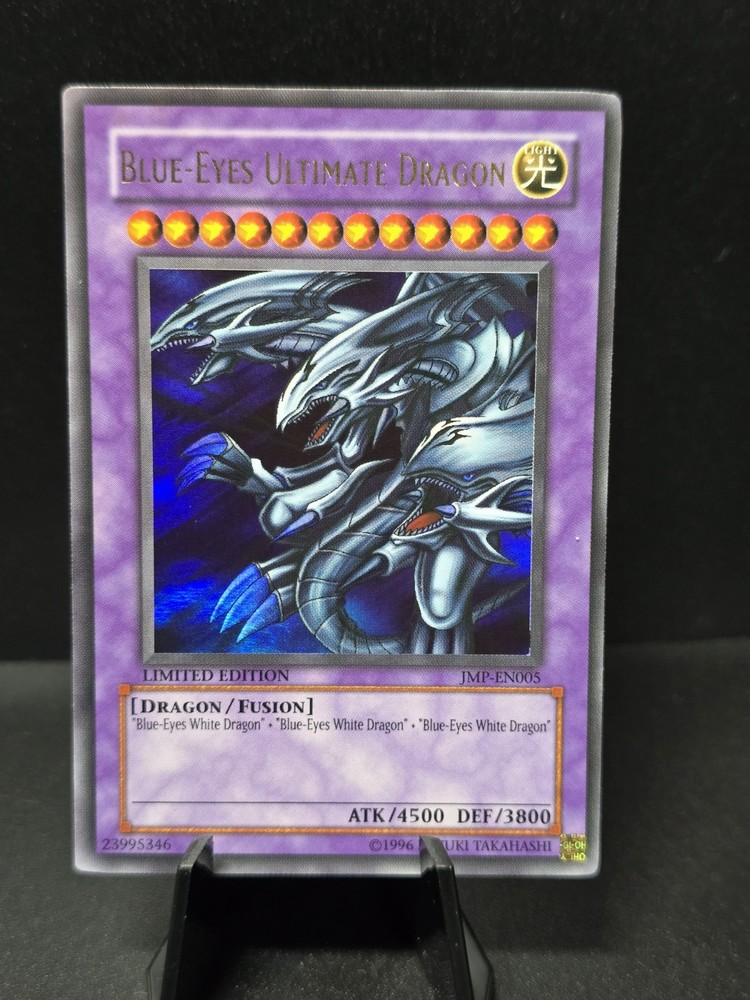 Yu-Gi-Oh Blue-Eyes Ultimate Dragon JMP-EN005 Ultra Rare Limited Edition Mint Condition
