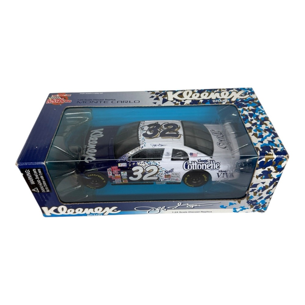 Jeff Green #32 Kleenex NASCAR 1:24 Diecast with Autograph by Racing Champions