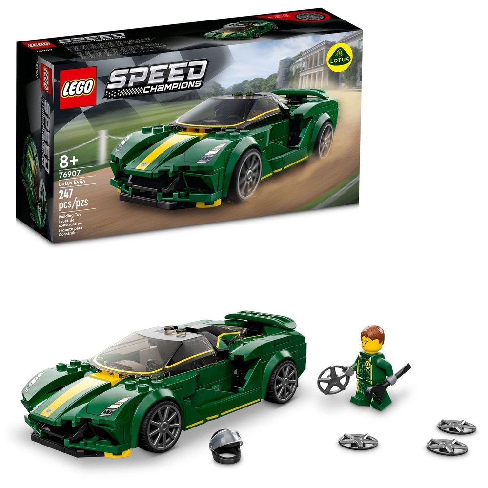 LEGO Speed Champions Lotus Evija 76907 Sports Car Building Kit with Collectible Toy Model  
