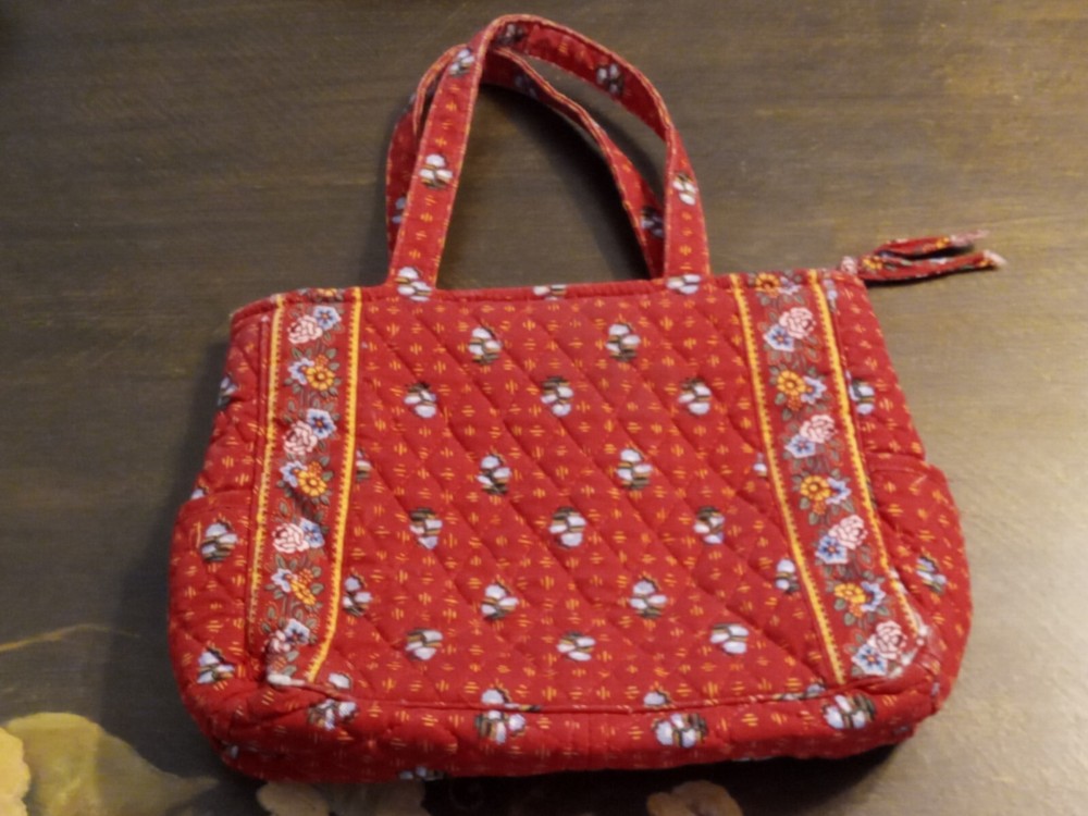 Vera Bradley Provincial Red Crossbody Handbag Stylish & Functional