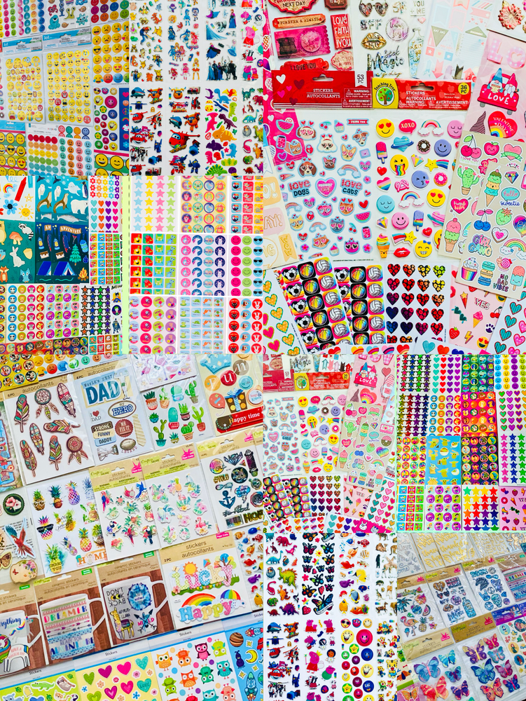 550 Stickers by The Paper Studio SANDYLION AMERICAN GREETINGS HALLMARK EUREKA +