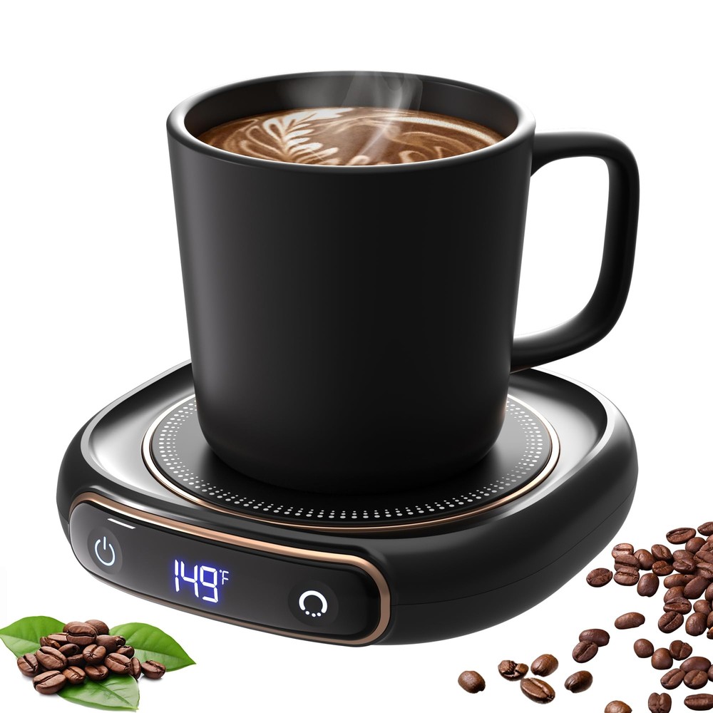 Coffee Mug Warmer & Mug Set for Desk, Electric Coffee Cup Warmer with Auto Sh...