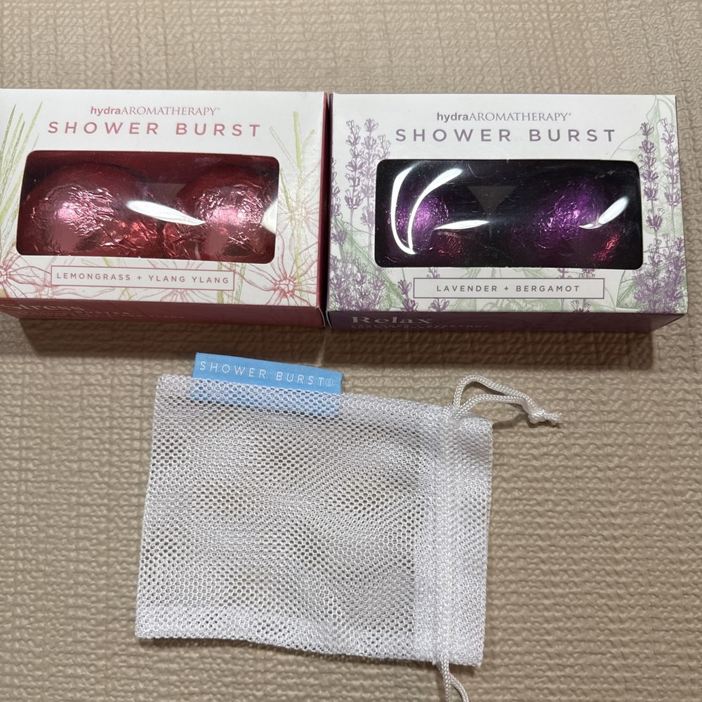 Hydra Aromatherapy Shower Burst Set for Relaxing Bath Experience