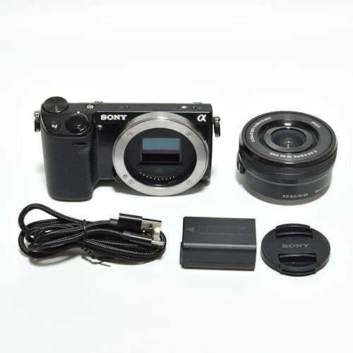 SONY Mirrorless interchangeable-lens α NEX-5R E PZ 16-50mm F3.5-5.6 OSS included
