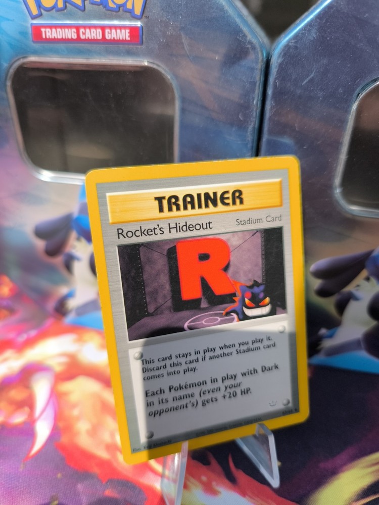 Pokemon Rocket's Hideout Gengar Neo Revelation English WotC Card