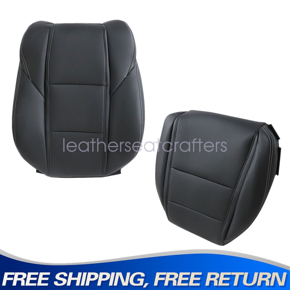 2009 to 2014 For Acura TL Passenger Bottom & Back Perforated Leather Seat Cover