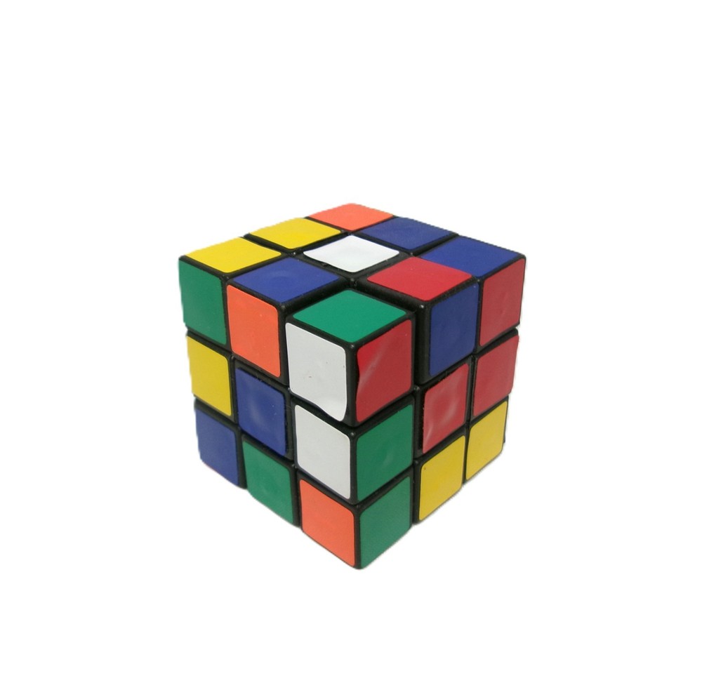 1980’s Retro Vintage RUBIX CUBE Toy Fad Puzzle Brain Teaser - - [G2]