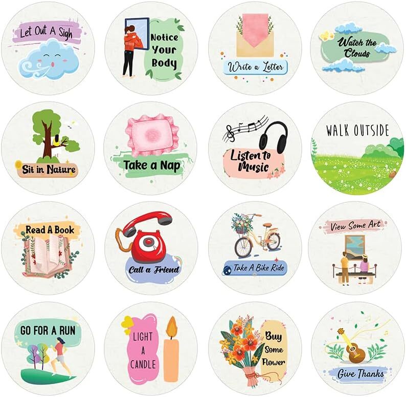 Take a Break Stickers Series 1 (5 Sets X 16 Designs)