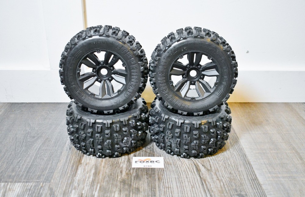 ARRMA Kraton 6s BLX Dboots Copperhead 2 Tires & 17mm Wheels (Set of 4) FX3740
