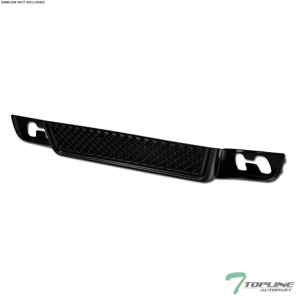 Topline For 2007-2014 Yukon/XL/Denali Mesh Front Lower Bumper Grille - Matte Blk