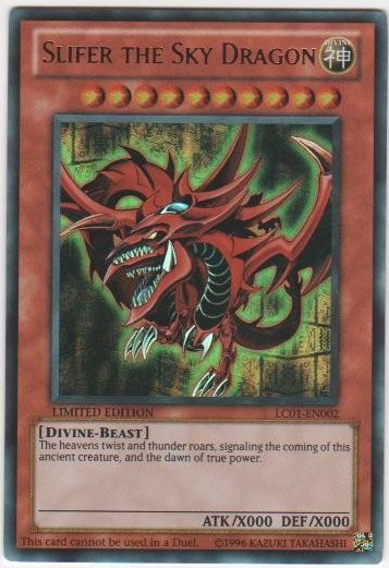 Slifer the Sky Dragon LC01-EN002 Ultra Rare Limited Edition Near Mint