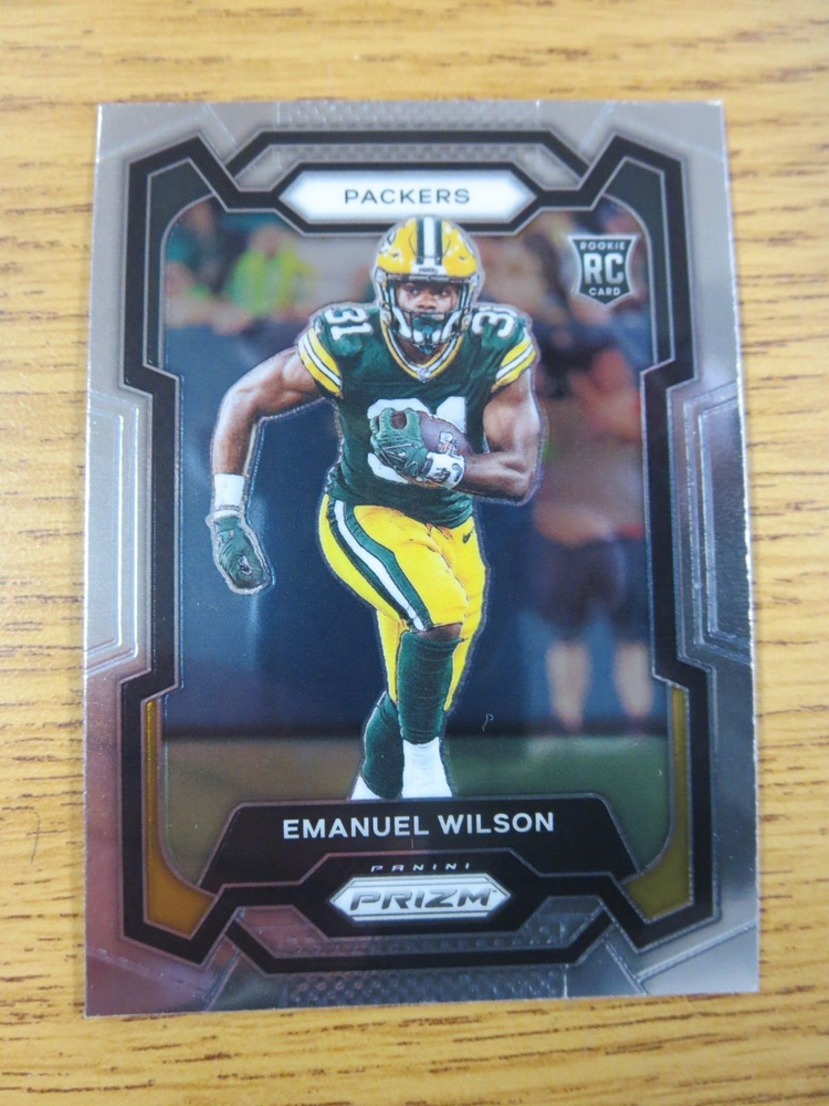 2023 Emanuel Wilson RC Prizm #335 Green Bay Packers #5