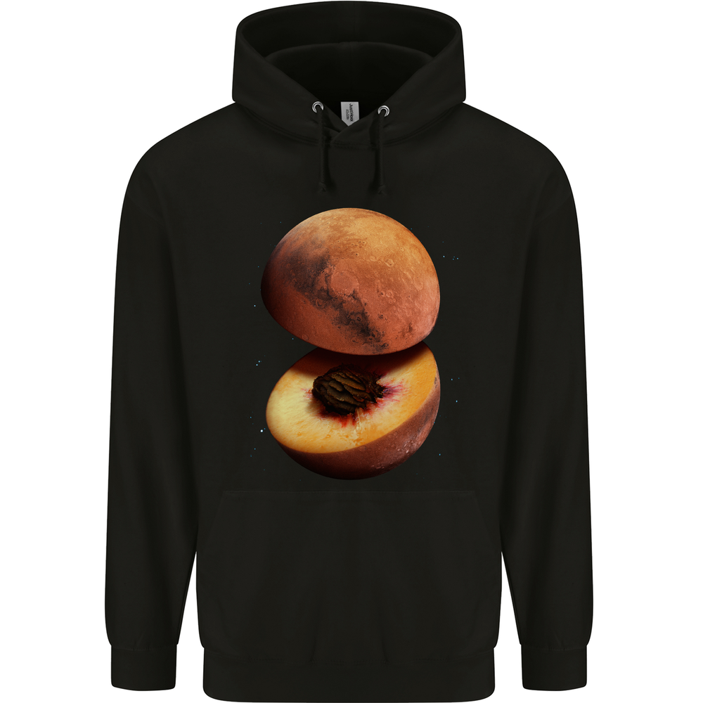 Mars Peach Space Planets Cosmos Mens 80% Cotton Hoodie