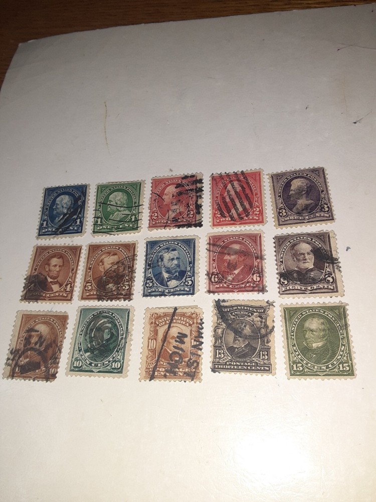 SL 5336/ US Stamps Used from 1890's to Early 1900's us stamps collections lots