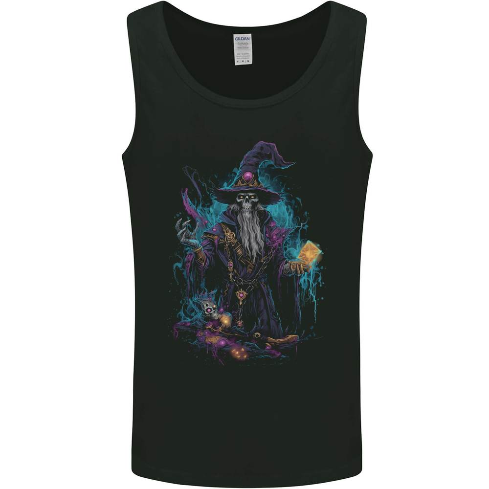 Fantasy Wizard Warlock 6 Mens Vest Tank Top