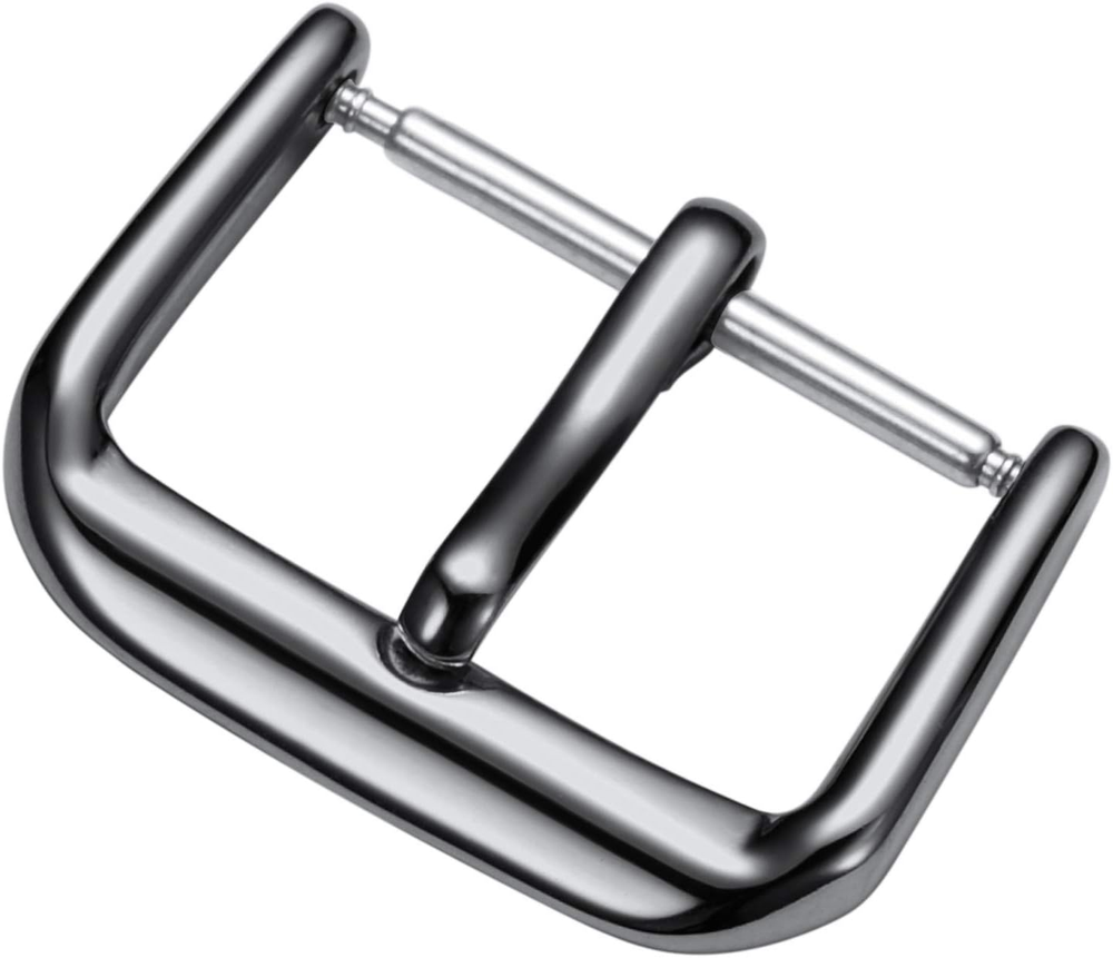 Stainless Steel Pin Buckle Polished Replacement Clasp for Watch Band Strap 8Mm/1