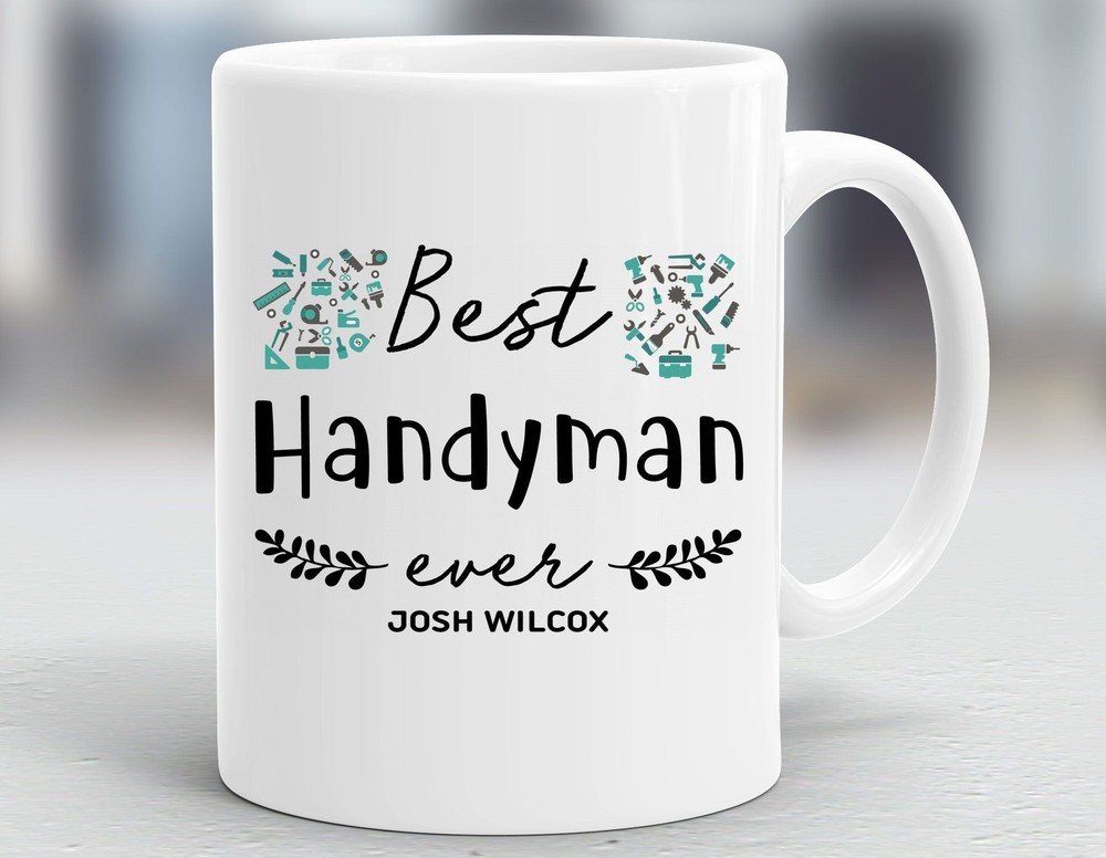 Personalized Handyman Mug Handyman Gift Gift Ideas For Handyman Presents For