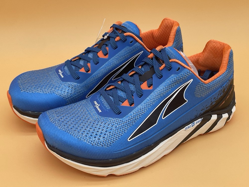 Altra Men Torin 4 Plush Road Running Shoes Size 7.5 Blue Orange ALM1937K New
