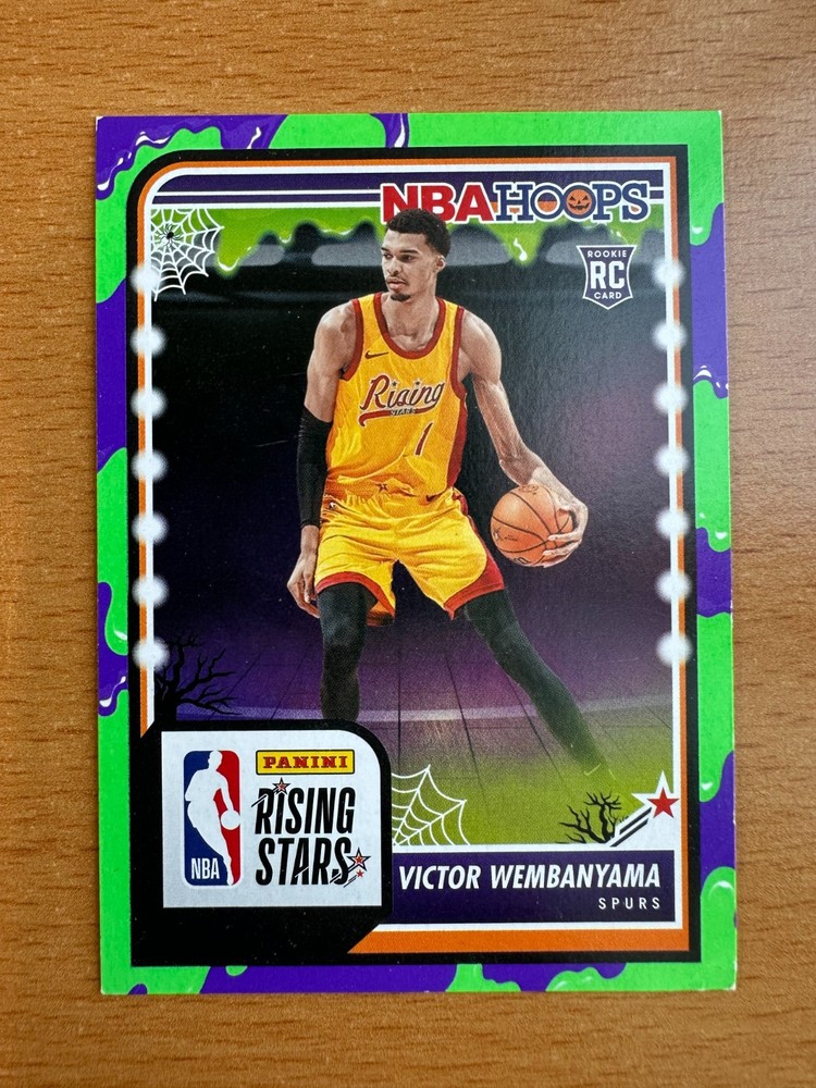 2023-24 Panini NBA Haunted Hoops Victor Wembanyama Rookie Card Slime #282