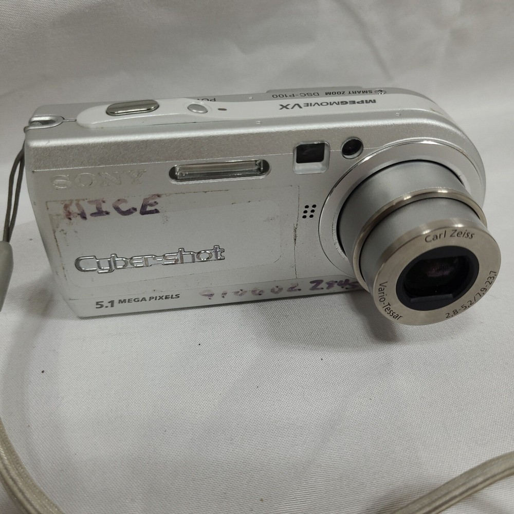 Sony Cyber-shot DSC-P100 5.1MP Digital Camera Tested with Battery Only