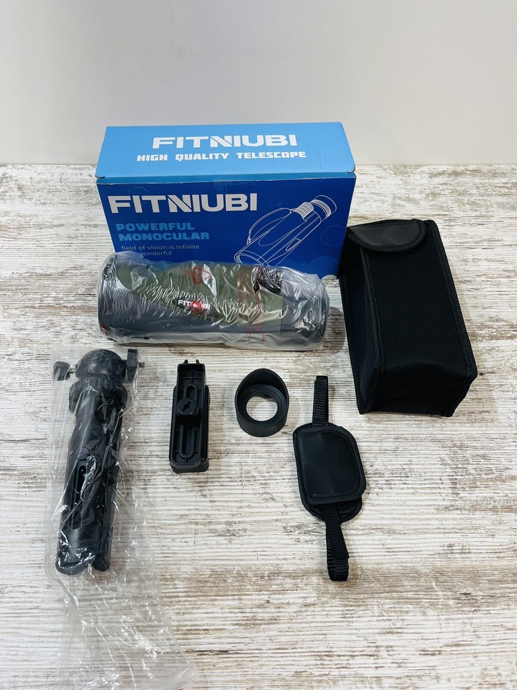 10-30X60 Zoom Monocular High Power Telescope w/ Smartphone Clip & Tri POD New OB