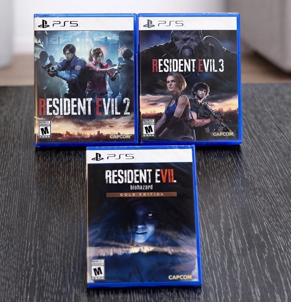 Resident Evil Bundle 2 + 3 + 7 Gold Edition - PS5 / PlayStation 5 (Brand New)