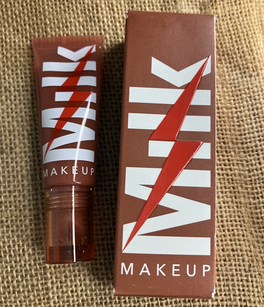 Milk Makeup BUZZED Electric Glossy Lip Plumper in Nude for Fuller Lips