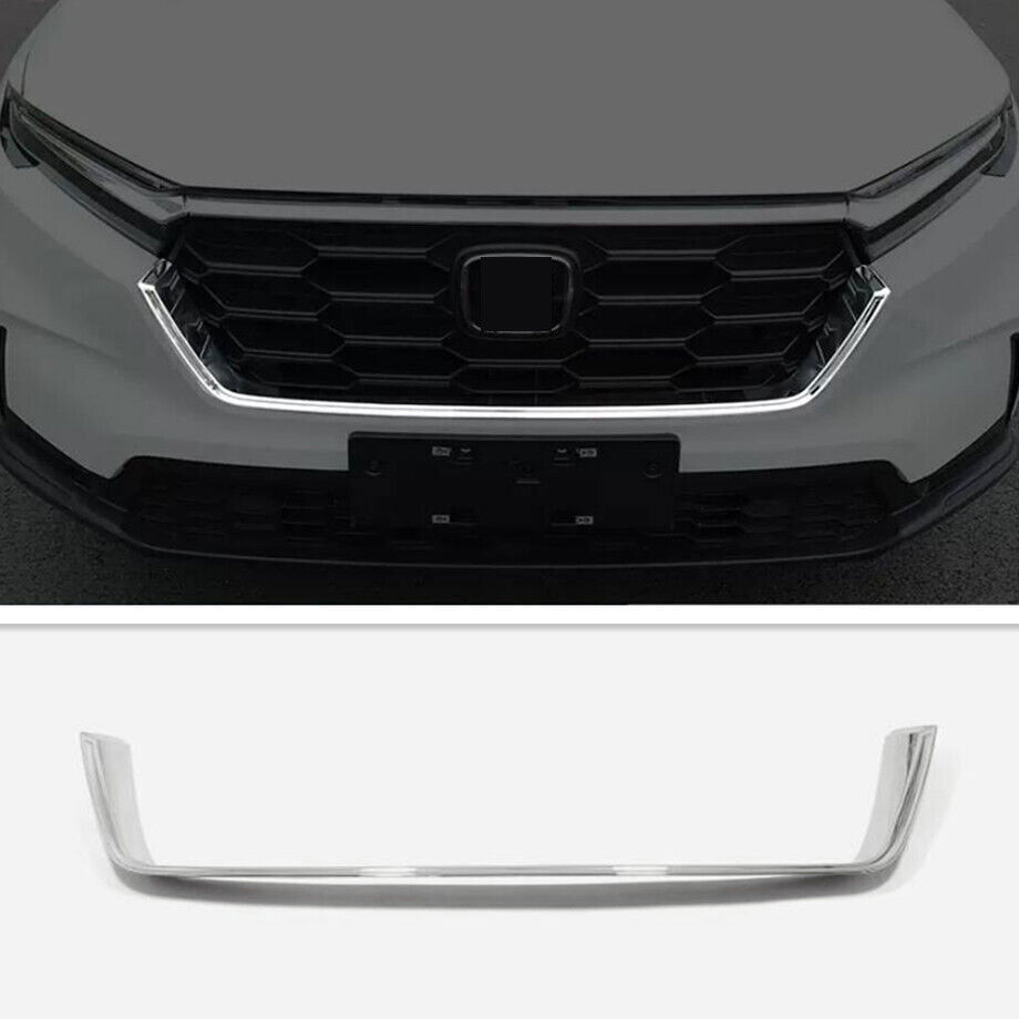 For Honda CR-V 2023-25 Chrome Front Bumper Grill Bottom Strips trim Grille Cover