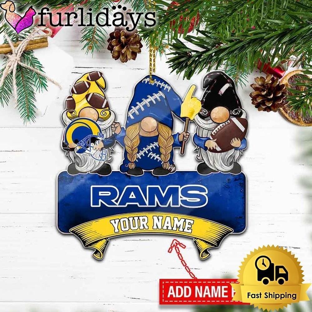 Personalized Los Angeles Football Team Rams Christmas Ornament Xmas Holiday Gift