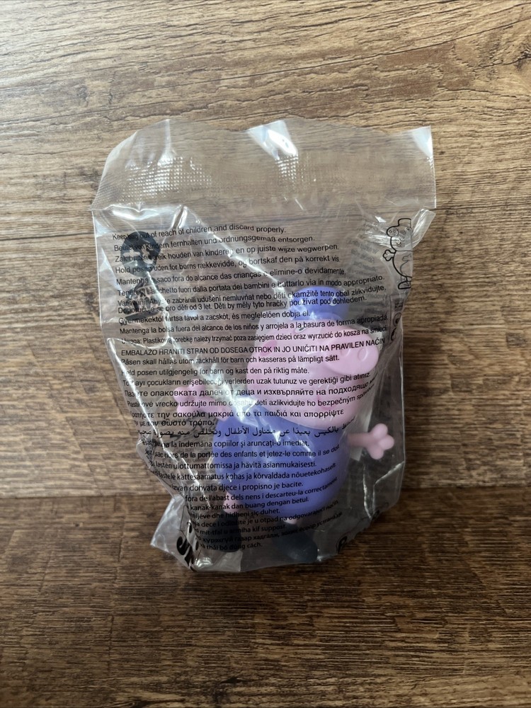 Burger King Peppa Pig Grandpa Pig Collectible Toy with Stickers Fast Shipping