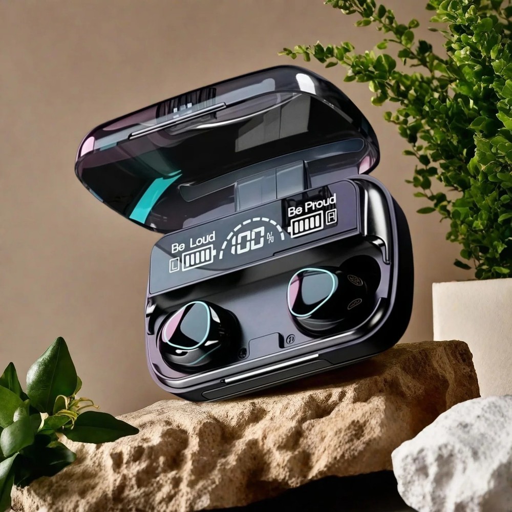TWS Bluetooth Earbuds Waterproof 5.3 Bluetooth Headset Noise Cancelling Wireless