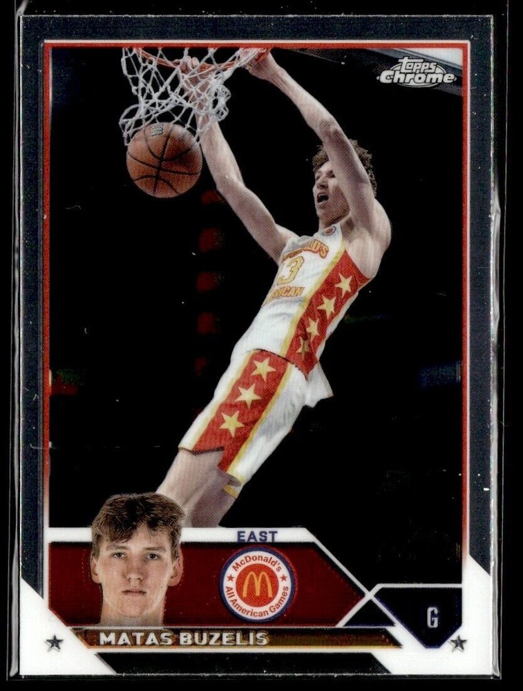 2023-24 TOPPS CHROME MCDONALD'S ALL AMERICAN MATAS BUZELIS MCDONALD'S #3