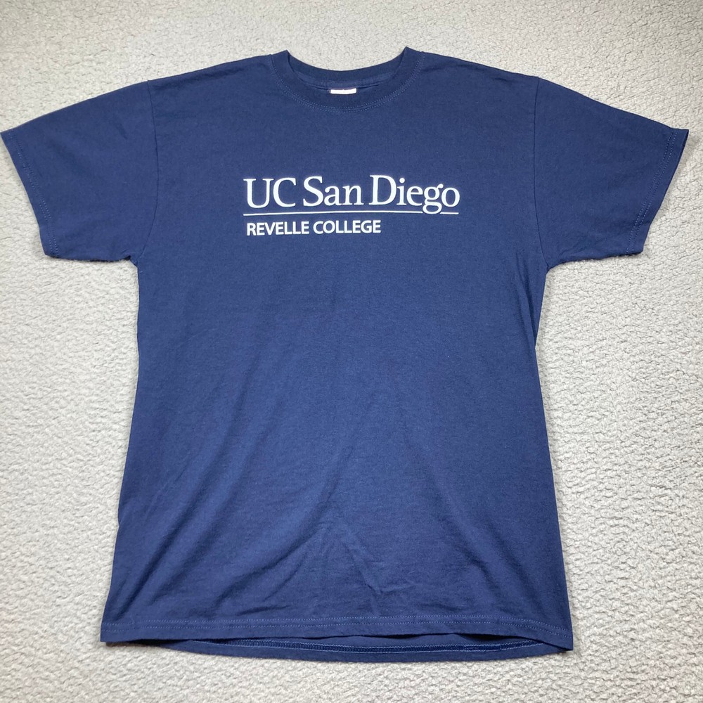 UC San Diego Revelle College T Shirt Adult Medium Blue Short Sleeve Tritons