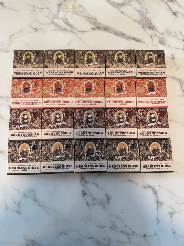 Dr. Squatch Limited edition Soap Bundle – 20 Pack