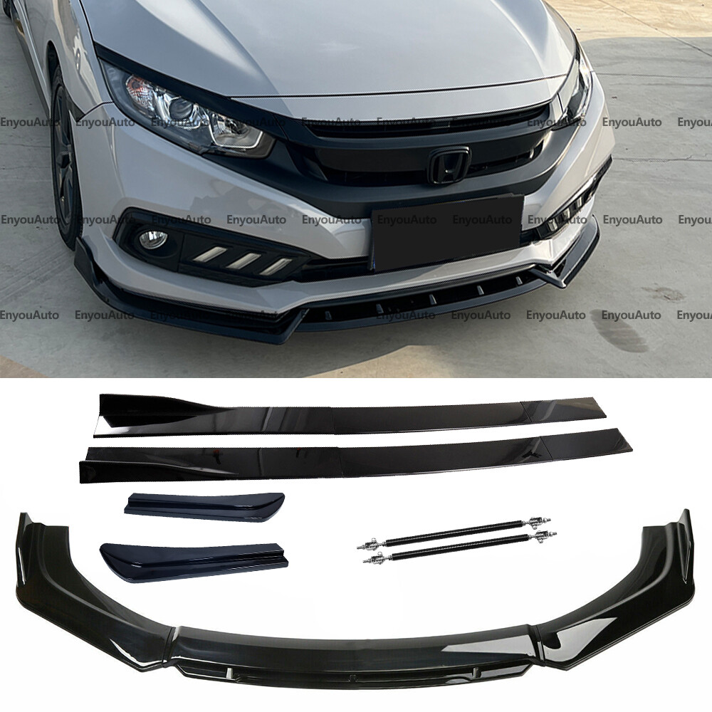 For Honda Civic SI Sedan Coupe Front Bumper Lip 86