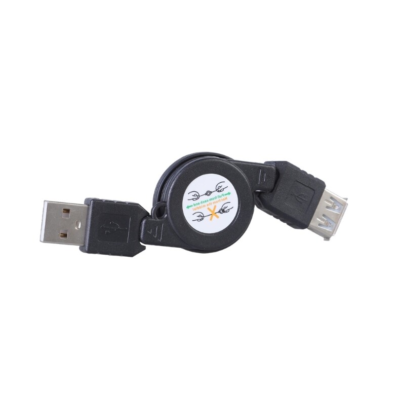 USB 2.0 Male to Female Extendable Cable 480Mbps High-Speed Data Transfer