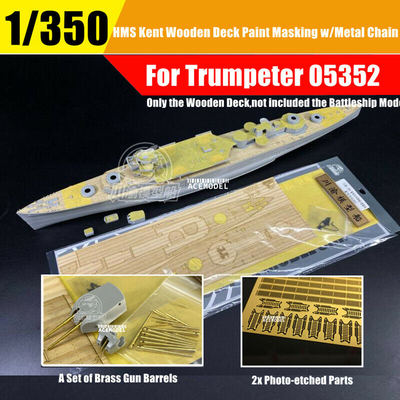 1/350 British HMS Kent Heavy Cruiser Super Detail-up Set for Trumpeter 05352